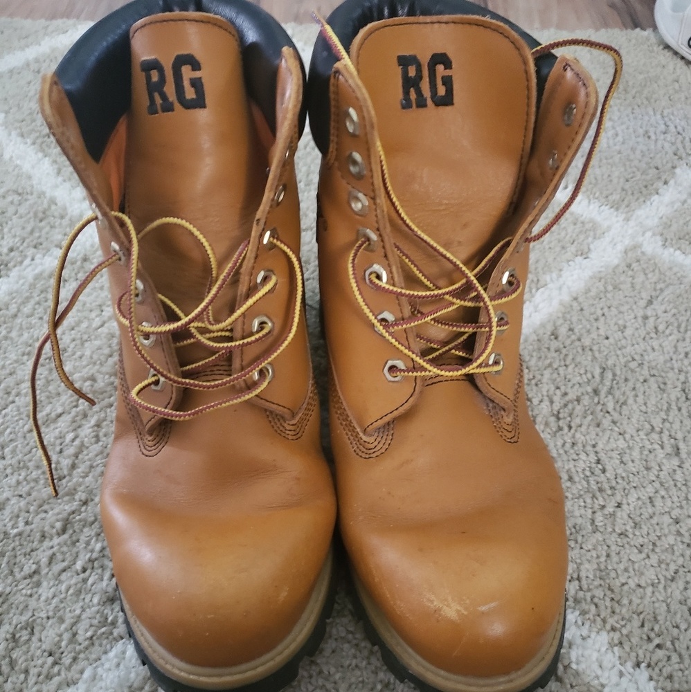Timberland boots special made RG initals
